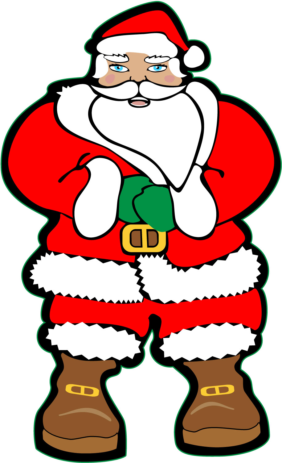 Clip Art Santa Clause - Clipart library