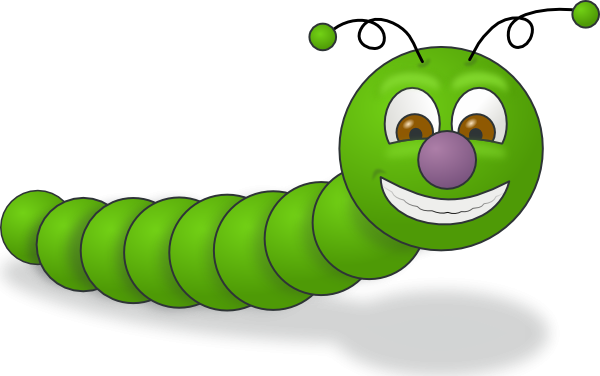 Pix For  Caterpillar Clip Art