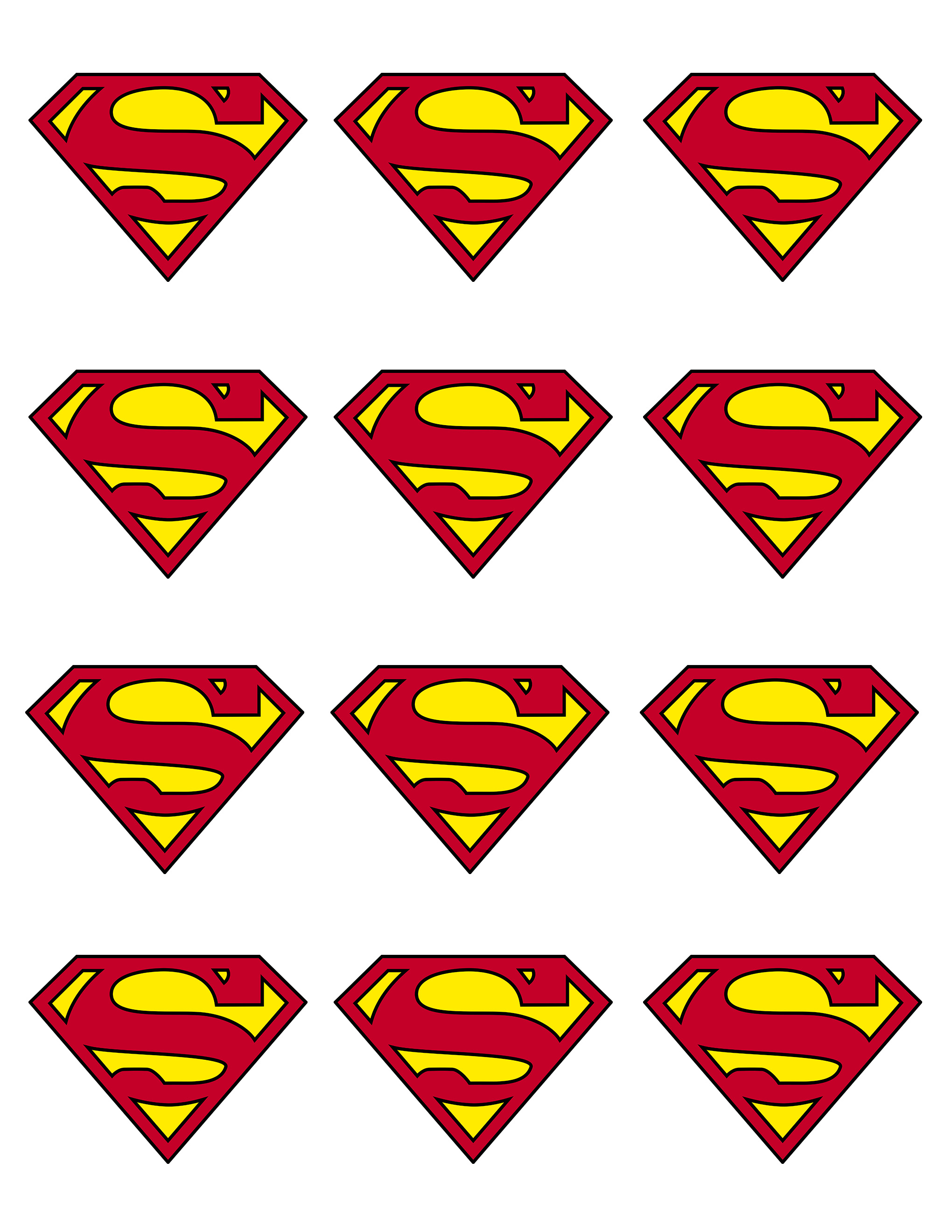 Free Printable Superman Logo, Download Free Printable Superman Logo png