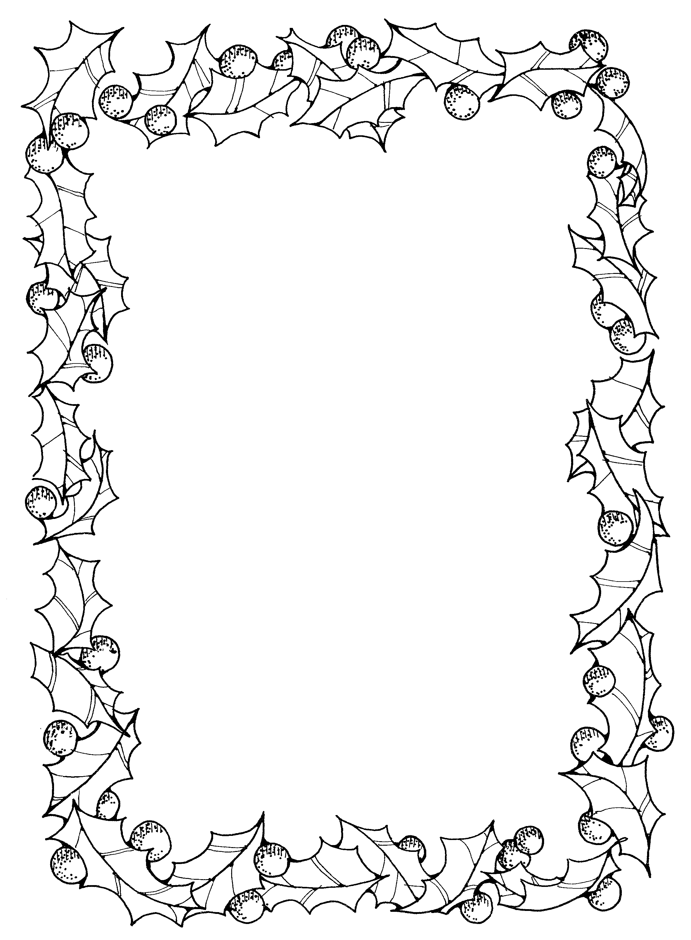 Border In Black And White - Clipart library