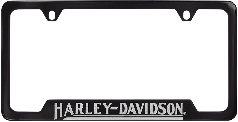 OEM Harley-Davidson Chrome Logo on Bottom License Plates | etrailer.