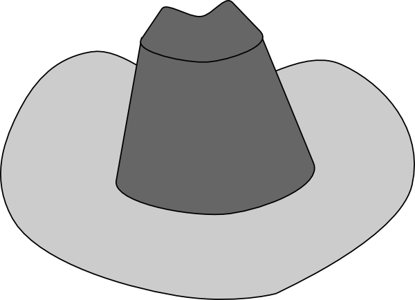 Cowboy Hat clip art Free Vector 