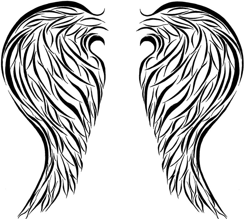 Heart With Angel Wings Drawings