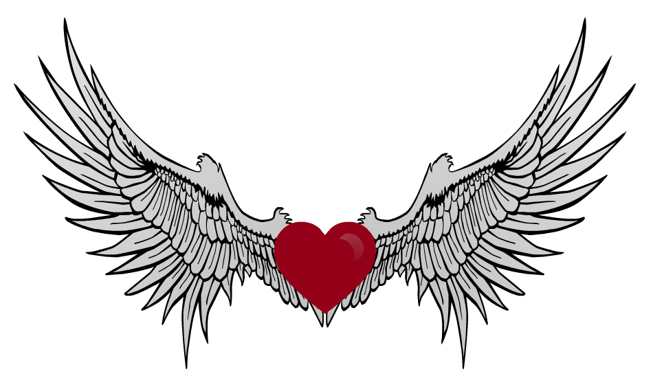 Hearts With Wings Images