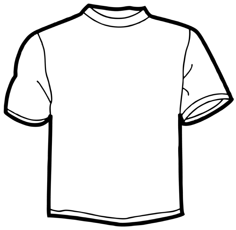 Free T Shirt Outline Template Download Free Clip Art