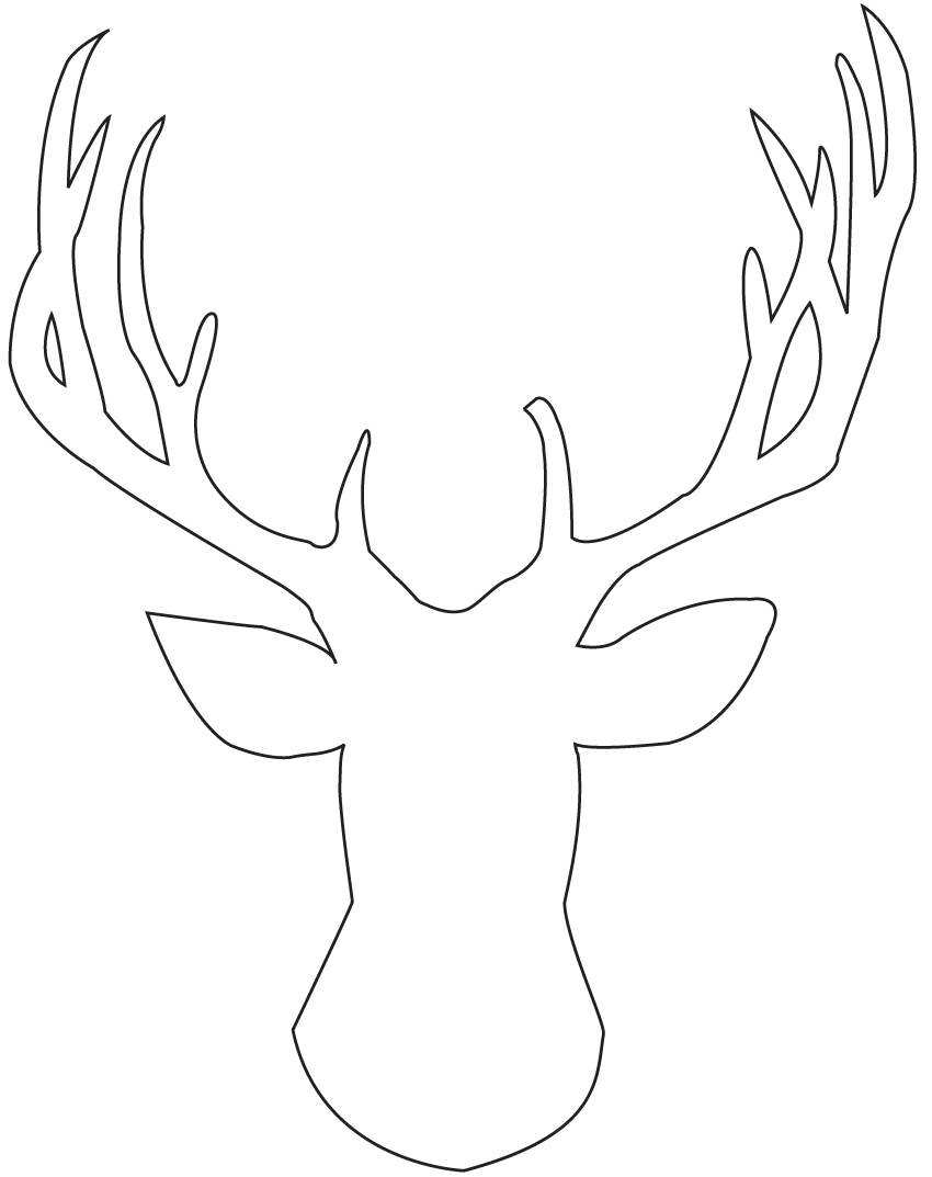 deer head outline