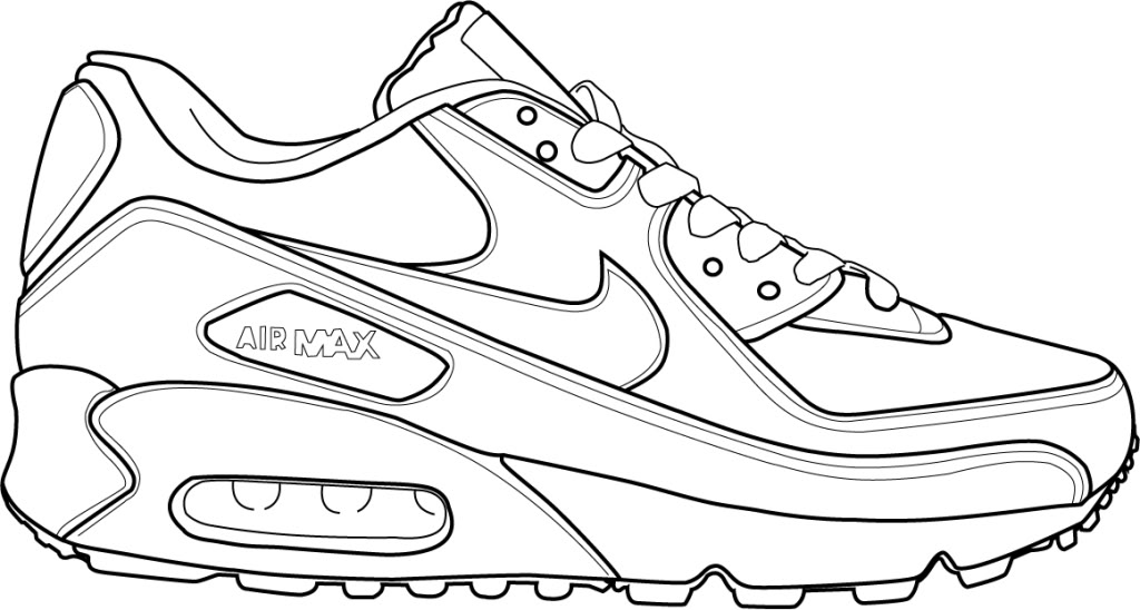printable shoe coloring pages - Clip Art Library