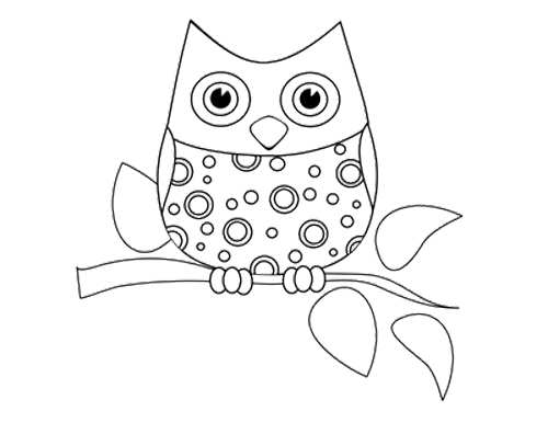 Funny Little Owl Coloring Pages Printable Kids - Viatolosa.net 