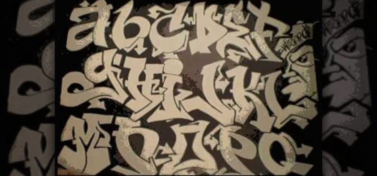 How to Draw a graffiti alphabet for beginners � Graffiti  Urban Art