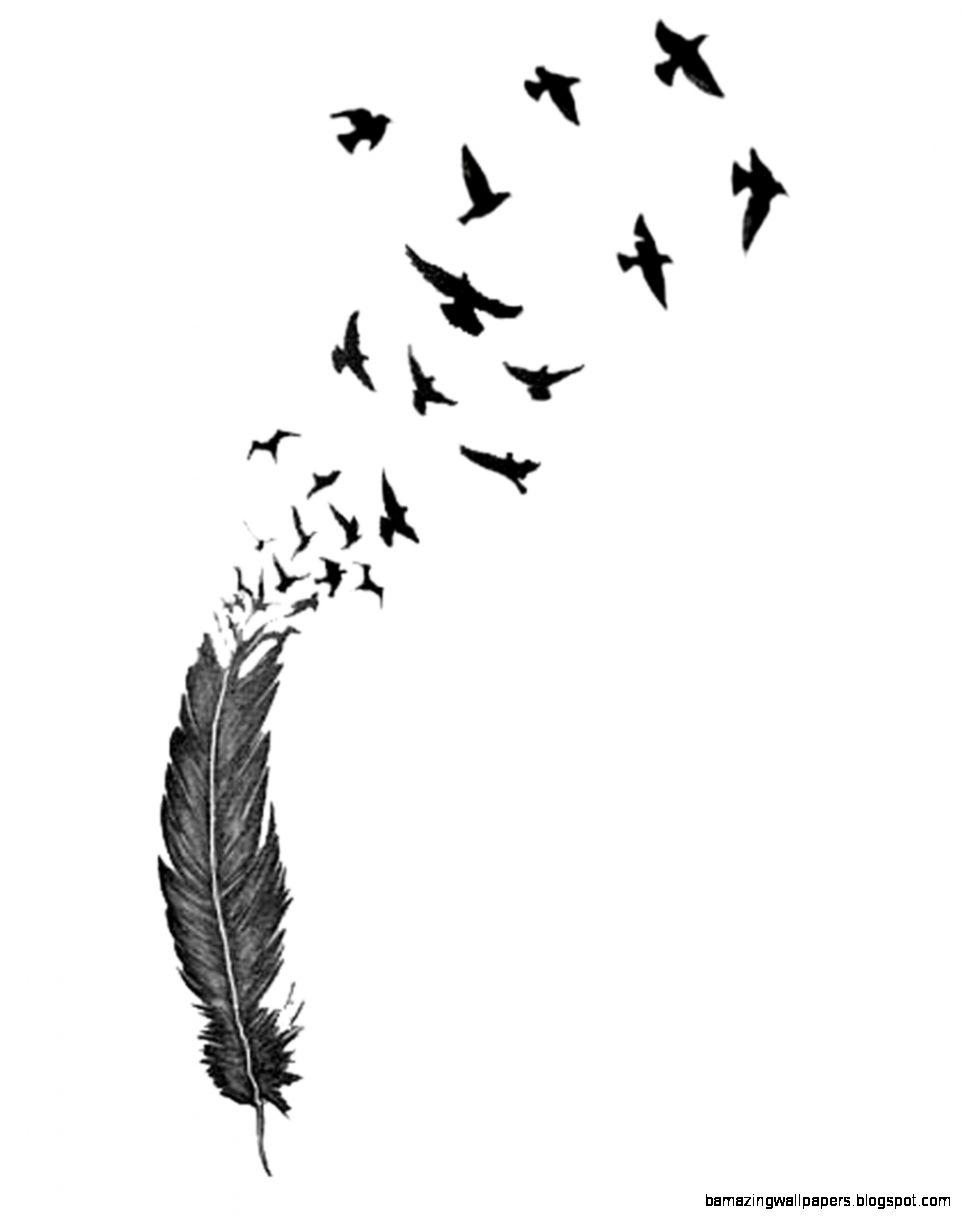 Flying Bird Drawing Tattoo | Amazing Wallpapers