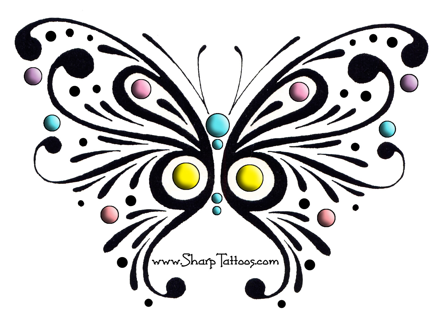 Tribal Butterfly by Taesa on Clipart library