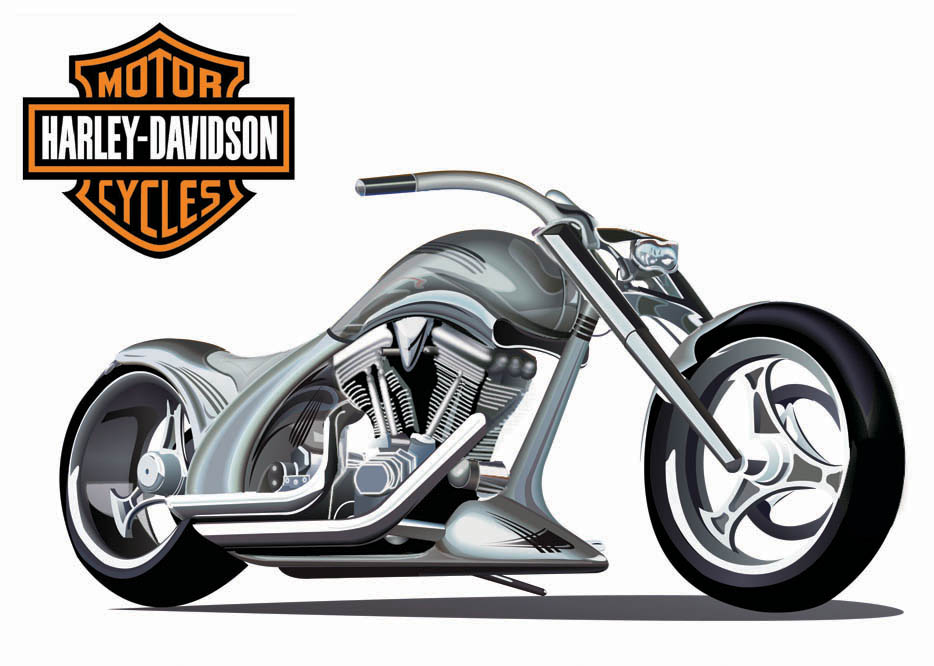 Harley Davidson Vector by Tasha25 on Clipart library