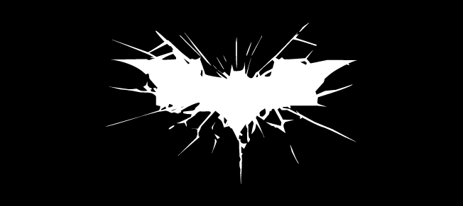 dark knight symbol clipart