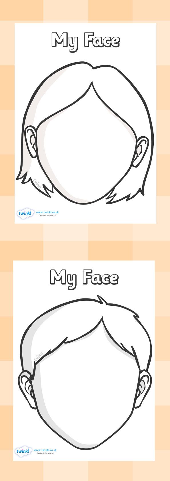 blank face template for kids - Clip Art Library Pertaining To Blank Face Template Preschool