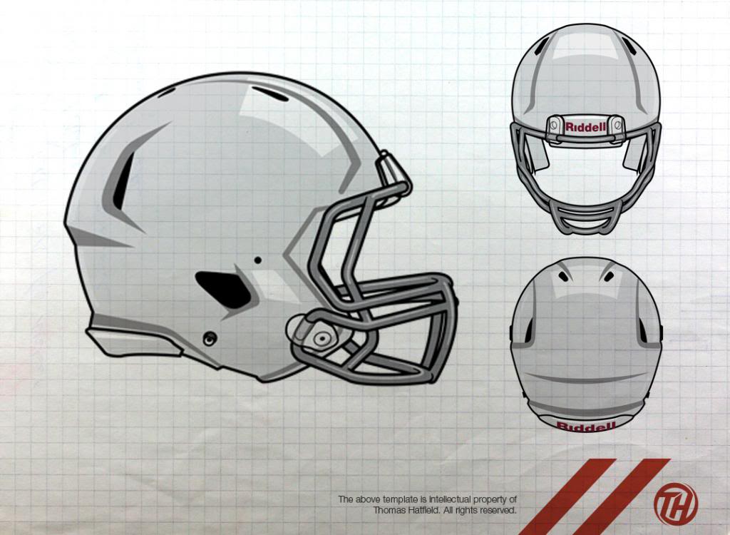football-helmet-design-template
