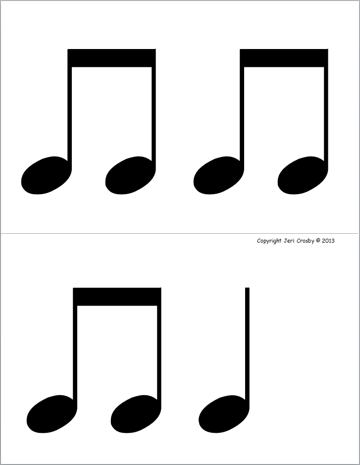 Eighth Note Outline Images  Pictures - Becuo