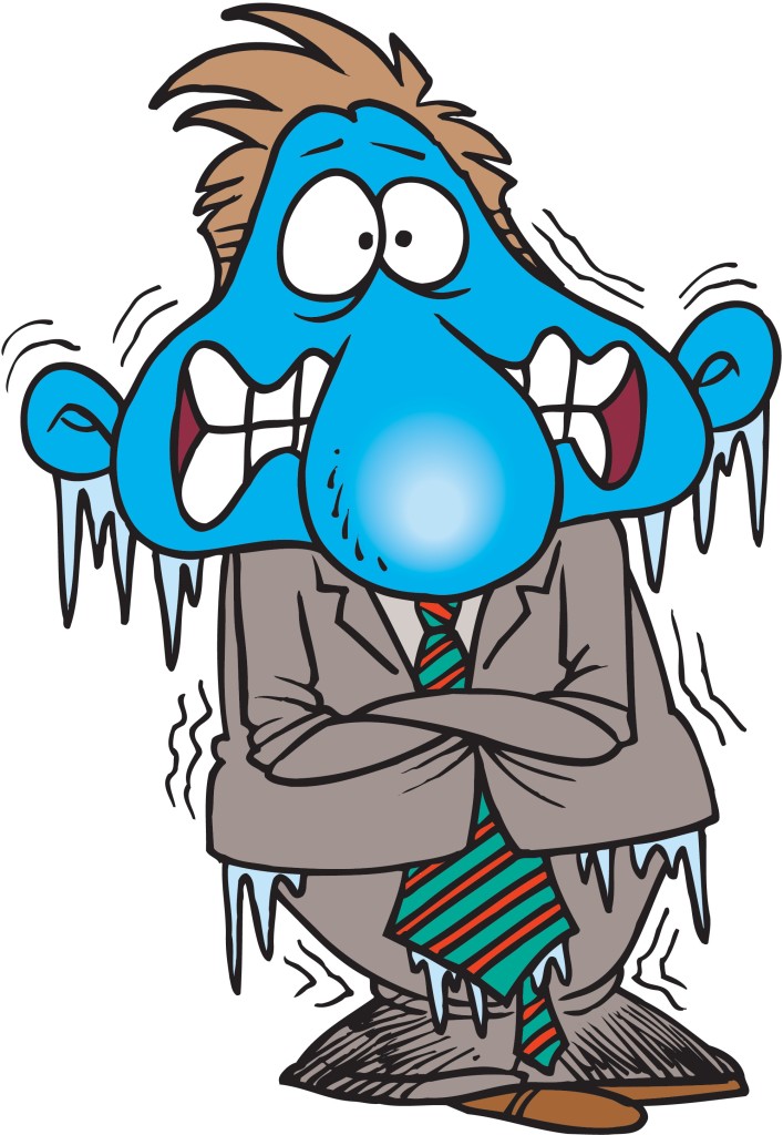 Freezing Cold Person Cartoon | Free Download Wallpaper Desktop 