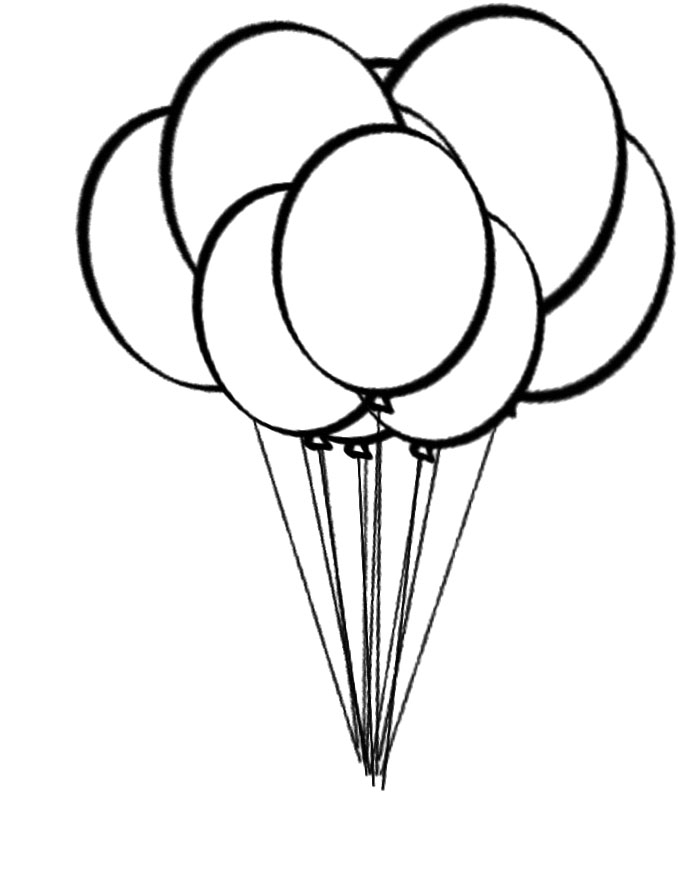 balloon painting Colouring Pages