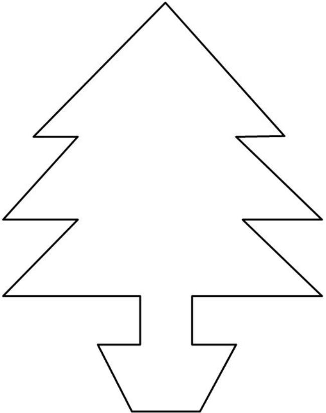 CHRISTMAS TREE COLORING PAGES