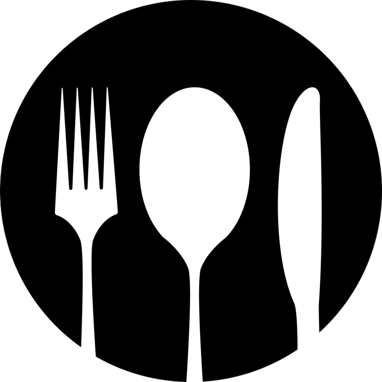 crossed fork and knife clipart