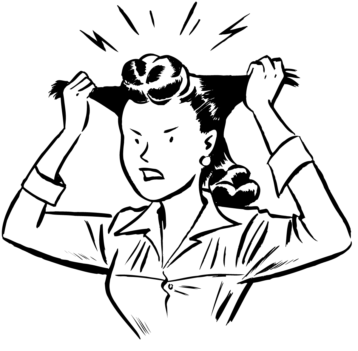 Pics Of Stressed Out People - Clipart library