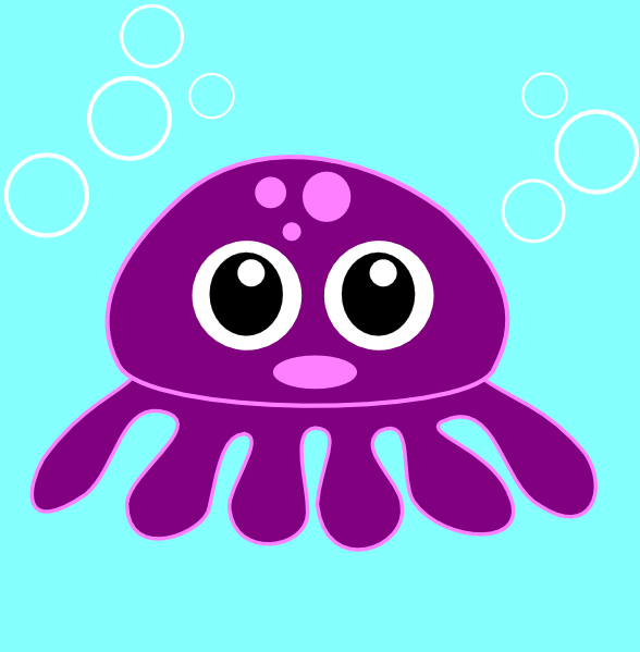 Cartoon Octopus clip art - vector clip art online, royalty free 