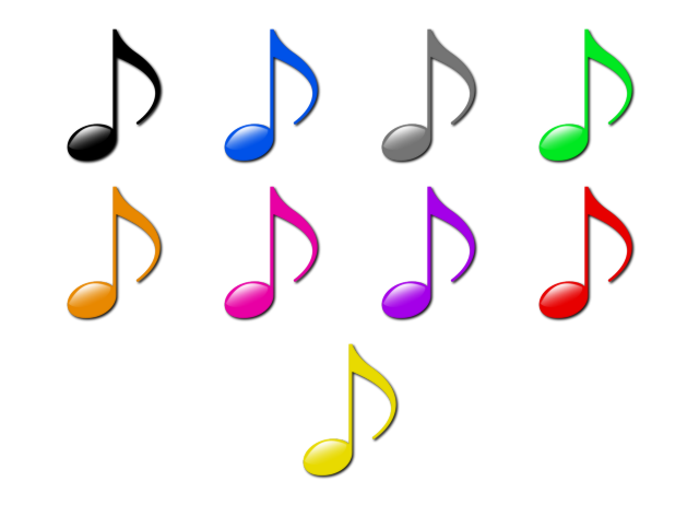 music clipart color