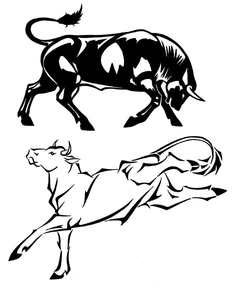 bull tattoo designs - Clip Art Library