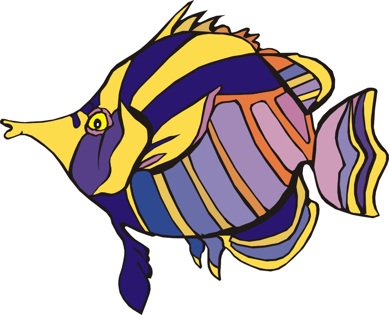 Animated Fish Clipart - Clipart library