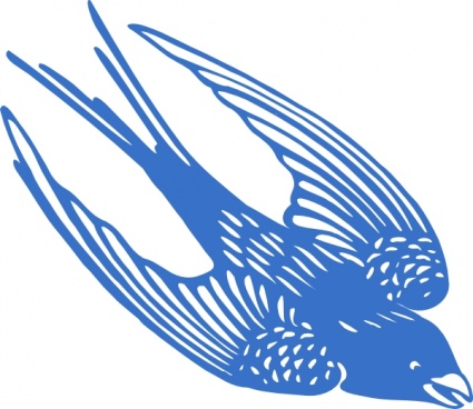 Blueswallow clip art - Download free Other vectors