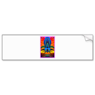 Colorful Tropical Sunsets Bumper Stickers, Colorful Tropical 