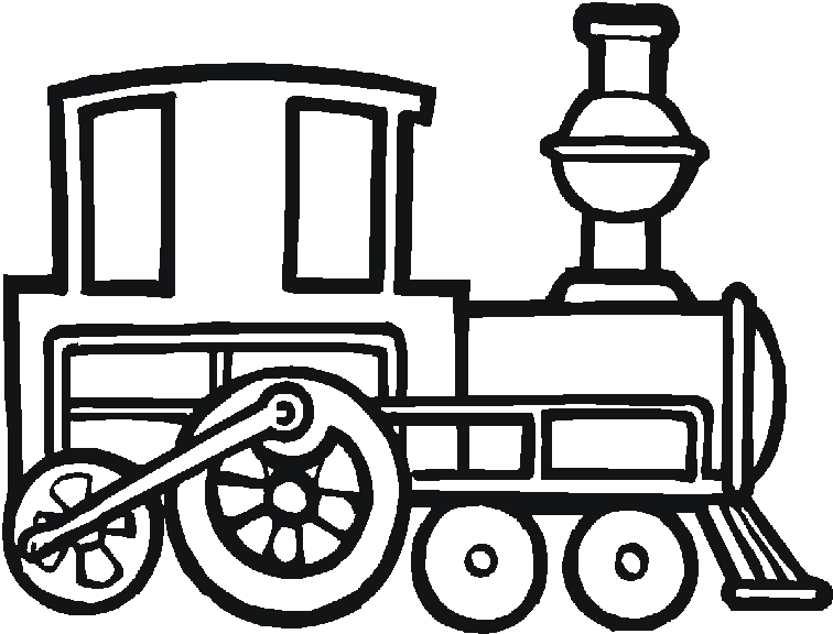Train Engine Coloring Page | Printable Pages