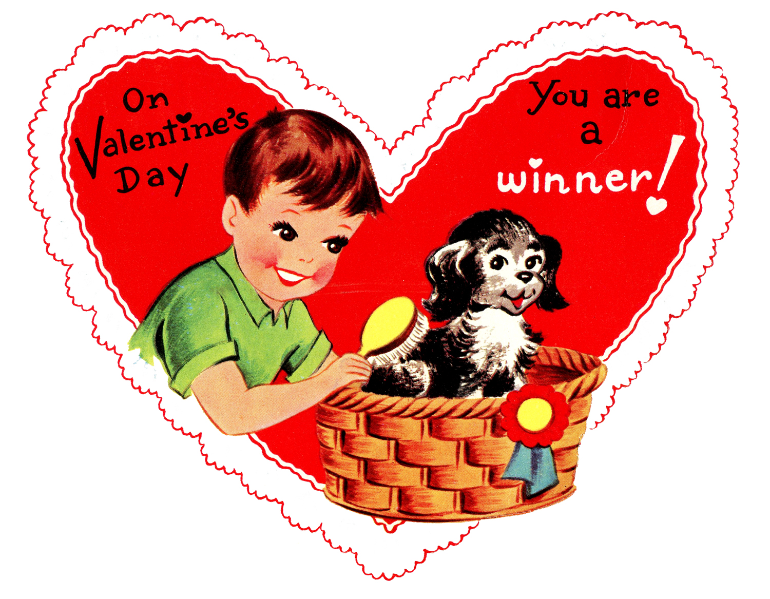 free vintage valentines clip art - photo #42