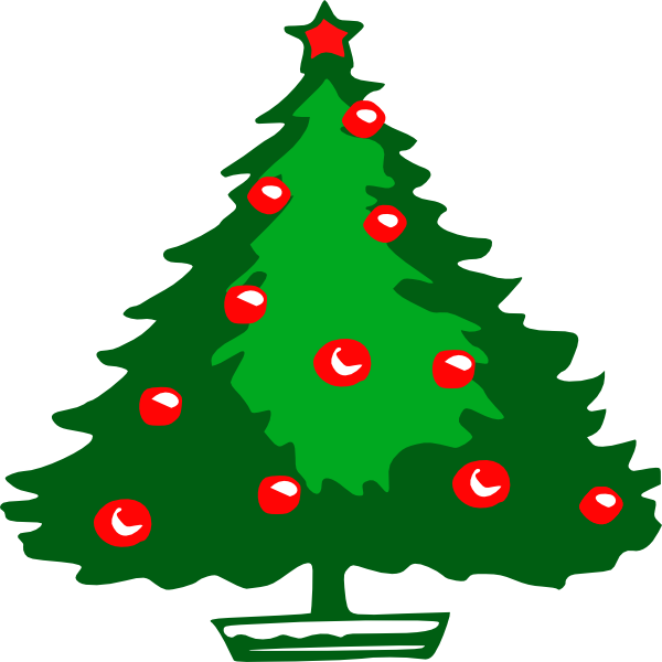 Clipart Christmas Tree Outline | Clipart library - Free Clipart Images