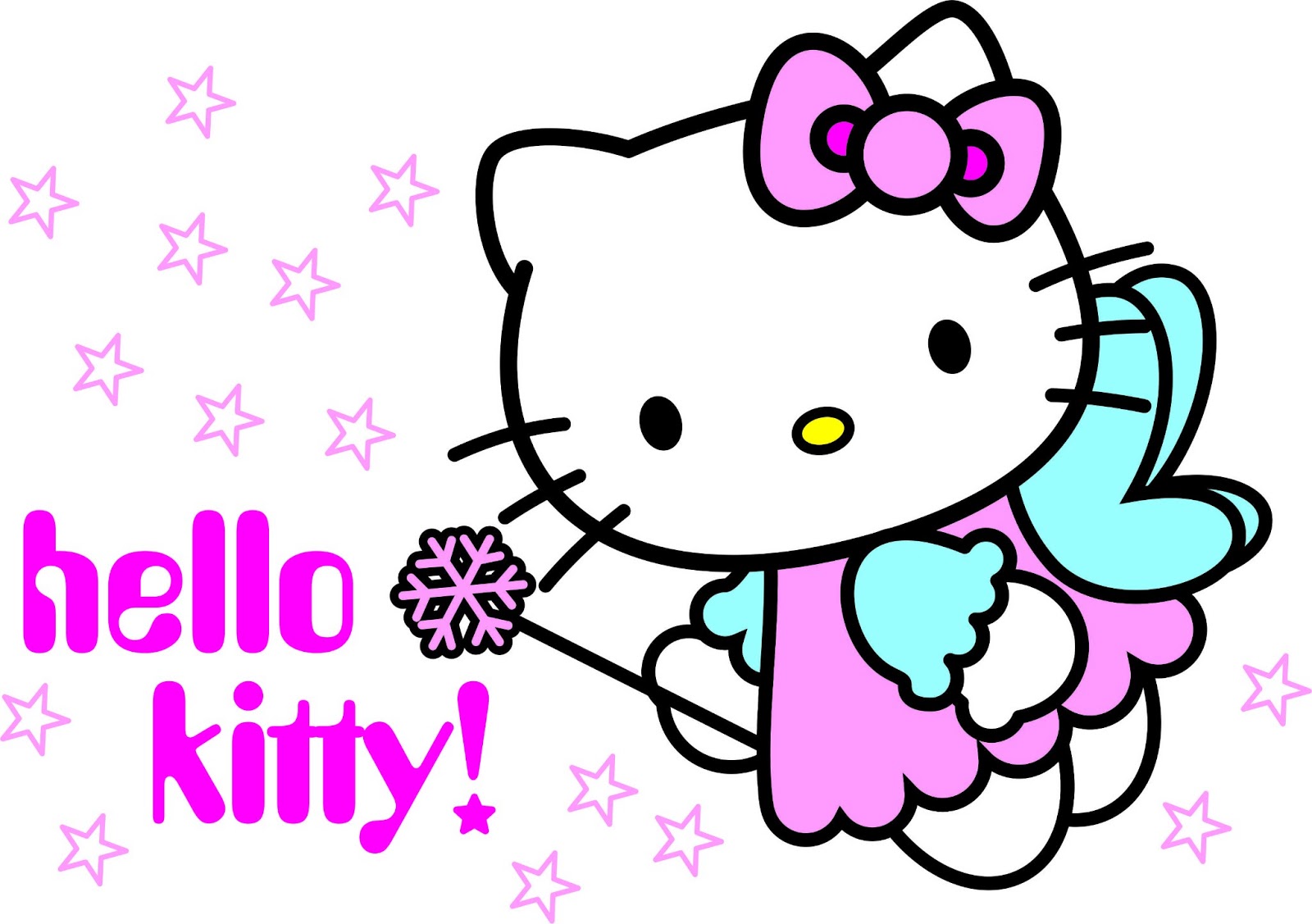cute hello kitty vector - Clip Art Library
