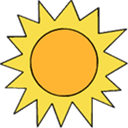 Pix For  Clipart Of Sun