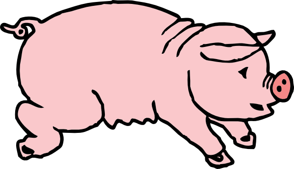 Piggie Pig clip art - vector clip art online, royalty free 