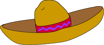 Sombrero Hat Clip Art, Free Fiesta Party Graphics