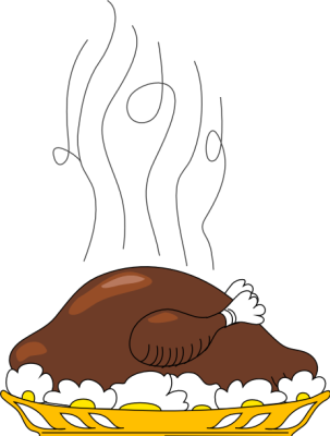 Free Thanksgiving Cartoon Clipart - Public Domain Thanksgiving 