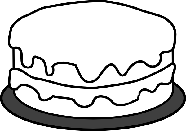 Cake clip art - vector clip art online, royalty free  public domain
