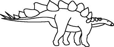 Free Stegosaurus Outline Download Free Clip Art Free