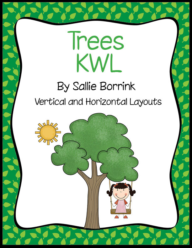 Trees KWL - Two Graphic Organizers for Tree Unit Study 