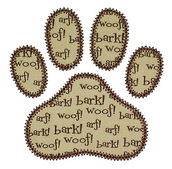 GG Designs Embroidery - Paw Print Applique (Powered by CubeCart)