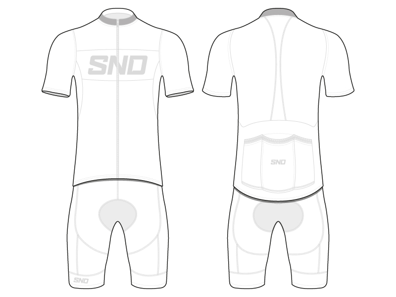 Download Cycling jersey template psd