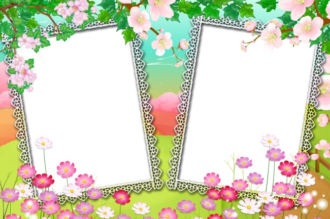 Flower border frame picture download | Folk Art Pictures