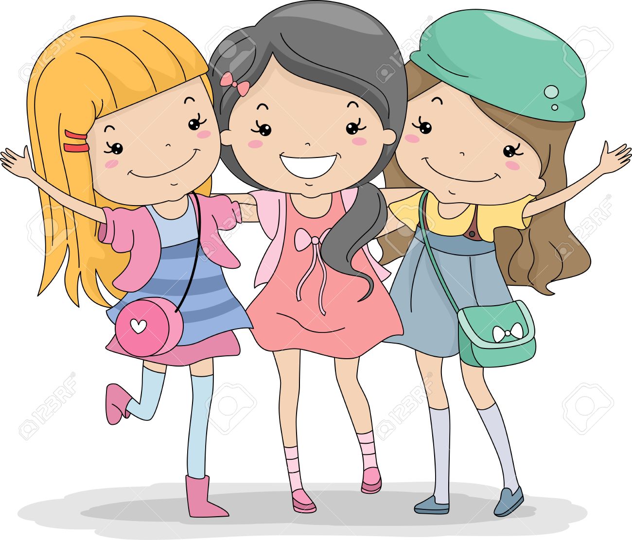 best-friends-cartoon-free-clip-art-cliparts