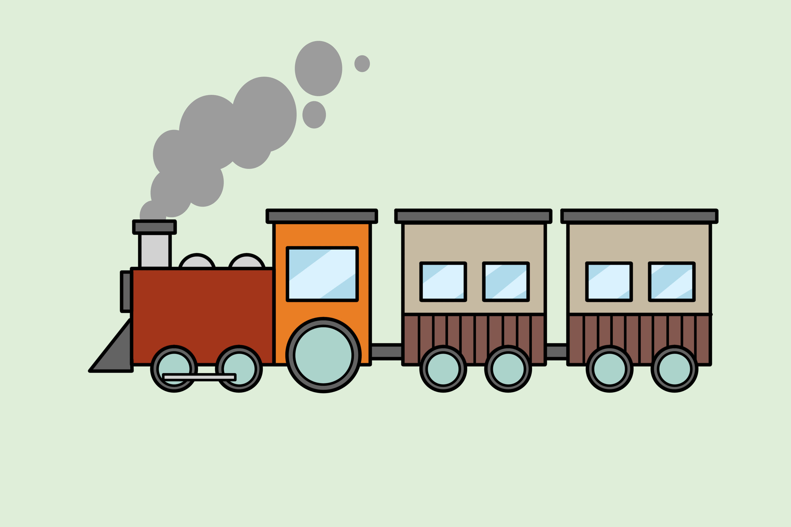 4 Ways to Draw a Train - wikiHow