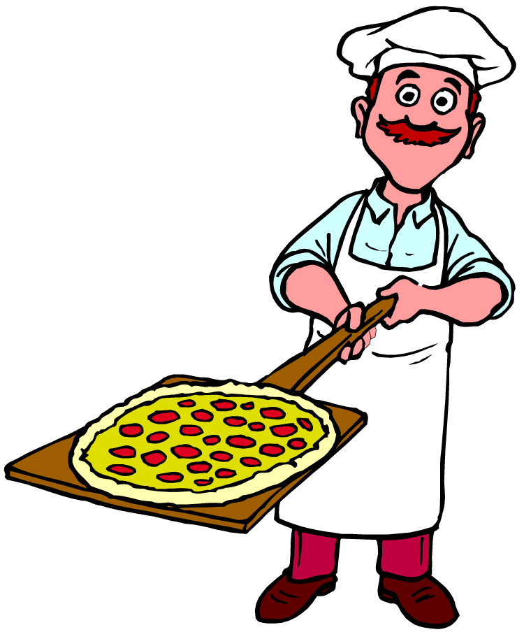 free clipart pizza man - photo #19