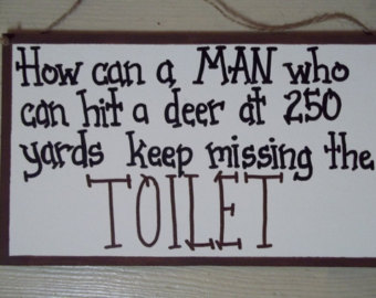 funny bathroom signs for men - Clip Art Library