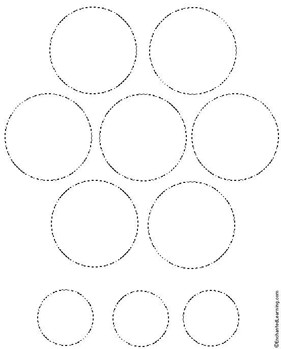 Circles #2 Tracing/Cutting Template